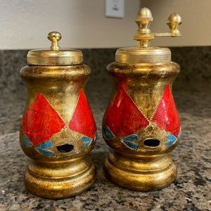 Vintage Italian Salt and Pepper Shakers